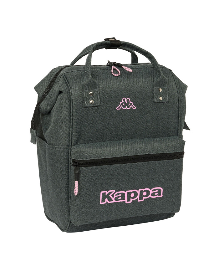 Laptop Backpack Kappa Silver Pink Grey 27 x 40 x 19 cm