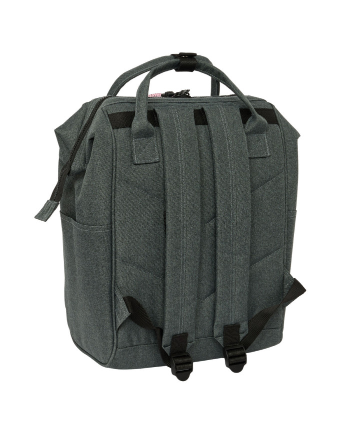 Laptop Backpack Kappa Silver Pink Grey 27 x 40 x 19 cm
