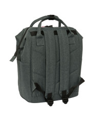 Laptop Backpack Kappa Silver Pink Grey 27 x 40 x 19 cm