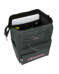 Laptop Backpack Kappa Silver Pink Grey 27 x 40 x 19 cm