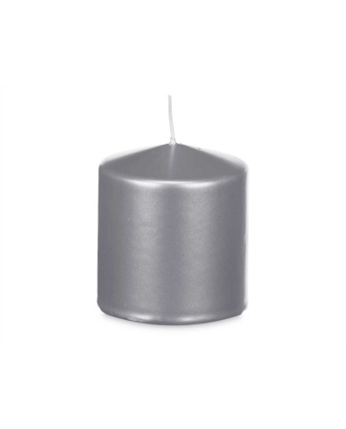 Candle Acorde Silver 9 x 10 x 9 cm (12 Units)