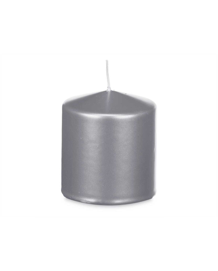 Candle Acorde Silver 9 x 10 x 9 cm (12 Units)