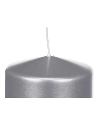 Candle Acorde Silver 9 x 10 x 9 cm (12 Units)