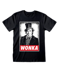 Unisex Short Sleeve T-Shirt Willy Wonka Wonka Black