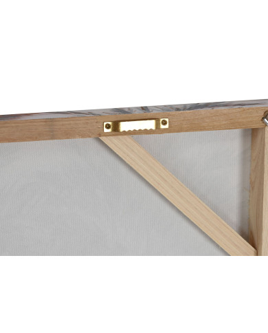 Canvas Home ESPRIT Canvas MDF Wood 120 x 3 x 60 cm Beach