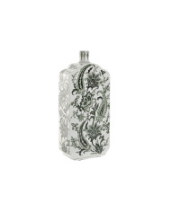 Vase Home ESPRIT White Green Porcelain Leaf of a plant 21 x 10 x 48 cm