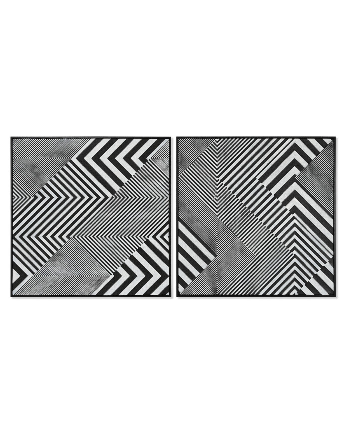 Canvas Home ESPRIT polystyrene Canvas 100 x 4 x 100 cm