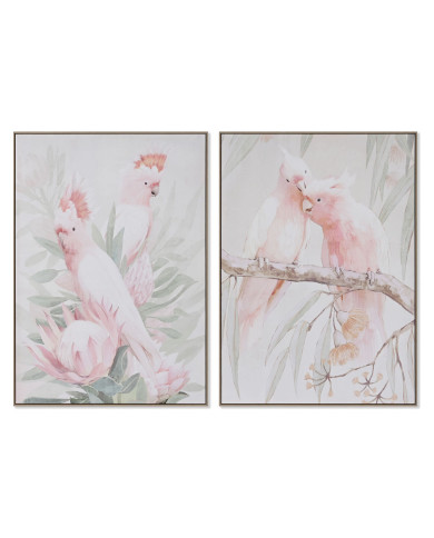 Canvas Home ESPRIT polystyrene Canvas 100 x 4 x 140 cm