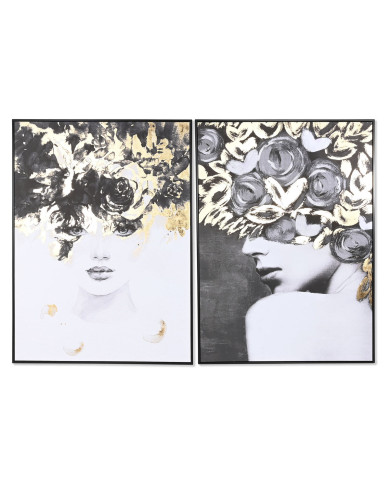 Canvas Home ESPRIT polystyrene Canvas 103 x 4,5 x 143 cm