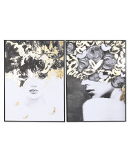 Canvas Home ESPRIT polystyrene Canvas 103 x 4,5 x 143 cm