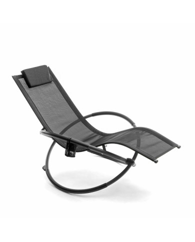 Folding Orbital Rocking Sun Lounger Rockorb InnovaGoods