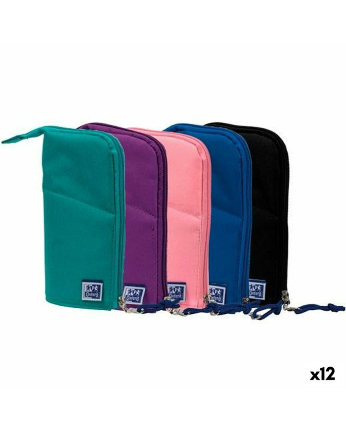 Pencil Holder Case Oxford Kangoo Teens Multicolour (12 Units)