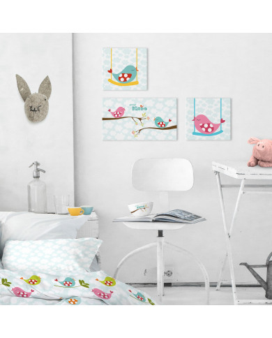 Canvas HappyFriday Mr Fox Little birds