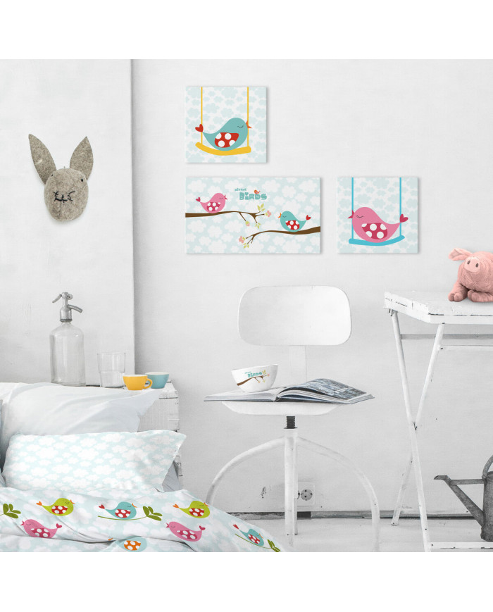 Canvas HappyFriday Mr Fox Little birds