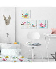 Canvas HappyFriday Mr Fox Little birds