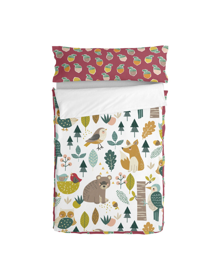 Quilted Zipper Bedding HappyFriday Moshi Moshi Harvestwood Multicolour 42 x 20 x 50 cm