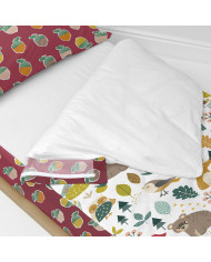 Quilted Zipper Bedding HappyFriday Moshi Moshi Harvestwood Multicolour 42 x 20 x 50 cm