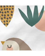 Quilted Zipper Bedding HappyFriday Moshi Moshi Harvestwood Multicolour 42 x 20 x 50 cm