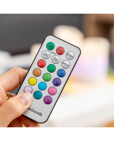 Multicolour Flame-Effect LED Candles with Remote Control Lendles InnovaGoods White 3 Units (Refurbished A)