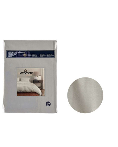 Bedding set Gift Decor Grey Double 3 Pieces