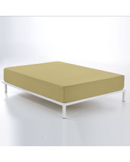 Fitted sheet Alexandra House Living Sand 150 x 200 x 30 cm