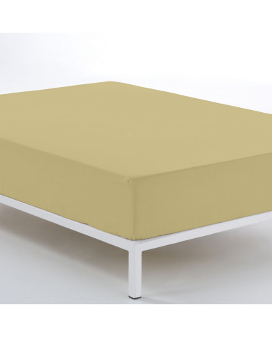 Fitted sheet Alexandra House Living Sand 150 x 200 x 30 cm