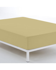 Fitted sheet Alexandra House Living Sand 150 x 200 x 30 cm