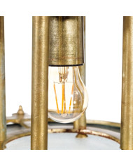 Ceiling Light Bronze Crystal Iron 40 W 240 V 35 x 35 x 28 cm Modern