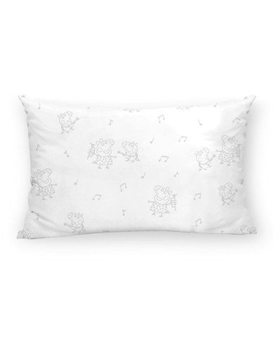 Pillowcase Peppa Pig Grey Multicolour 30 x 50 cm 100% cotton