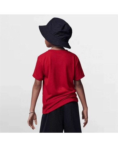 Child's Short Sleeve T-Shirt Jordan Jumpman Graphic Red