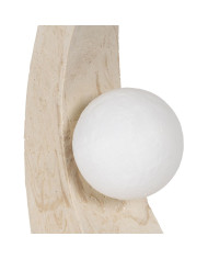 Desk lamp Cream Polyresin 220-240 V 16,5 x 11,5 x 30 cm