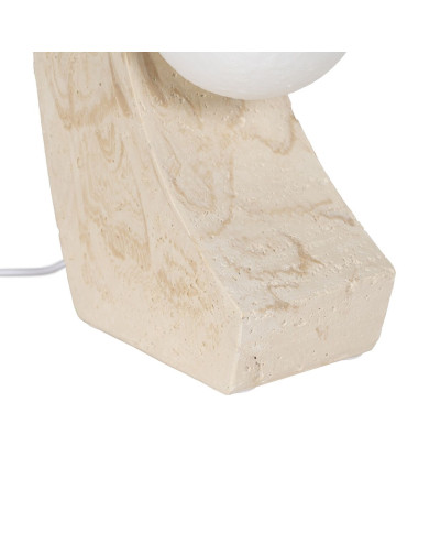 Desk lamp Cream Polyresin 220-240 V 16,5 x 11,5 x 30 cm
