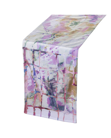 Table Runner Alexandra House Living Multicolour Textile Velvet