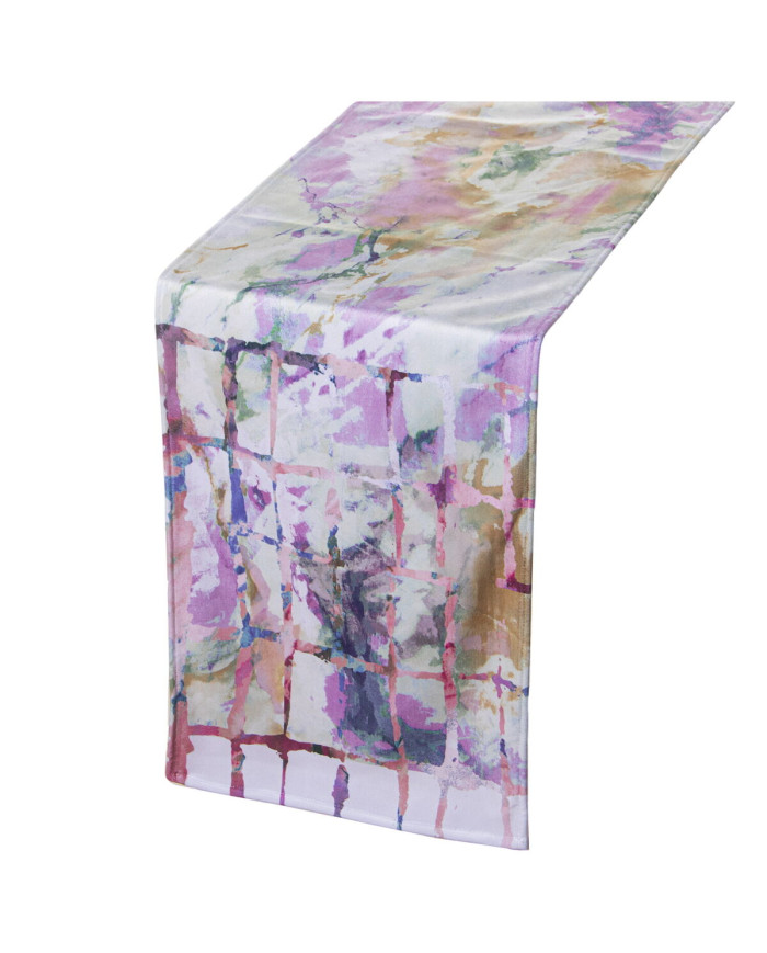 Table Runner Alexandra House Living Multicolour Textile Velvet