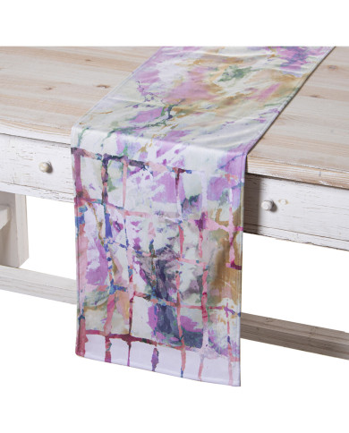 Table Runner Alexandra House Living Multicolour Textile Velvet
