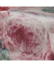 Table Runner Alexandra House Living Pink Textile Velvet Floral