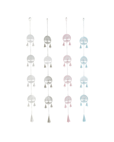 Hanging decoration DKD Home Decor Tree White (4 Units)