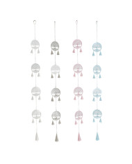 Hanging decoration DKD Home Decor Tree White (4 Units)