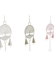 Hanging decoration DKD Home Decor Tree White (4 Units)