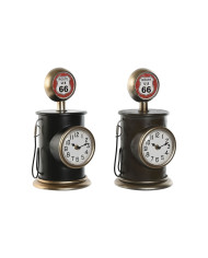 Table clock Home ESPRIT Multicolour Metal