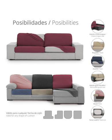 Cushion cover Eysa THOR Beige Sofa