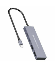 USB Hub Conceptronic HUBBIES13G Grey (1 Unit)