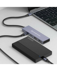 USB Hub Conceptronic HUBBIES13G Grey (1 Unit)