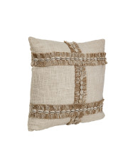 Cushion Romimex Beige Shells
