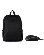 Laptop Backpack Nilox Black Multicolour