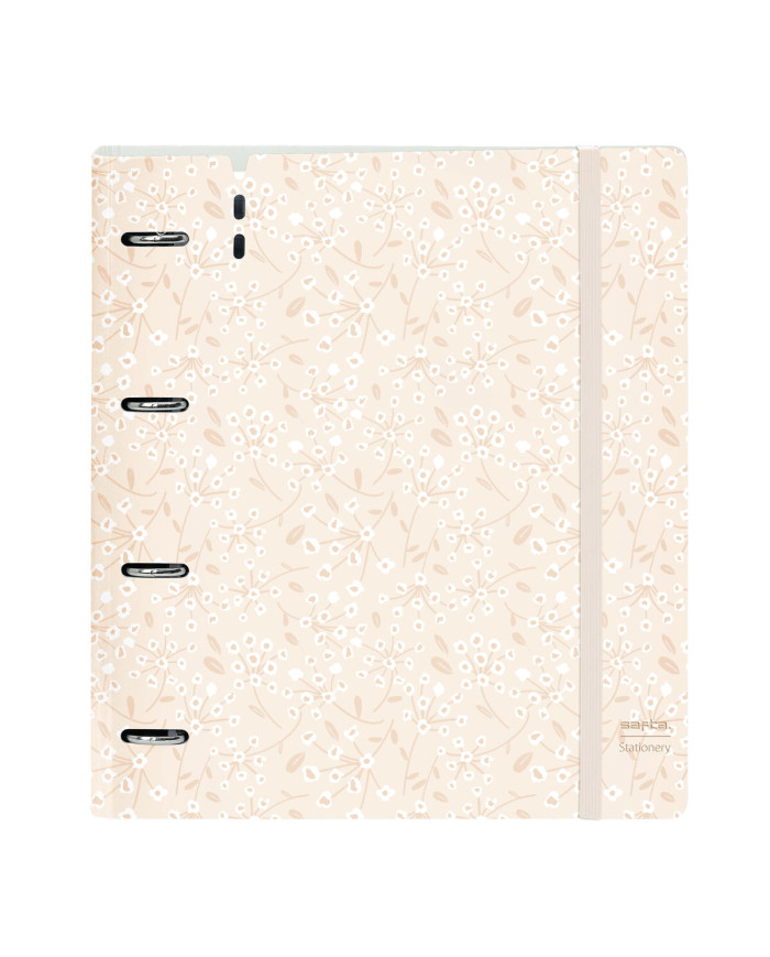 Ring binder Safta Light pink flowers