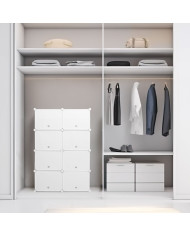 Portable Modular Shoe Cabinet InnovaGoods White