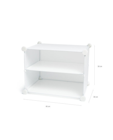 Portable Modular Shoe Cabinet InnovaGoods White