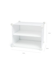 Portable Modular Shoe Cabinet InnovaGoods White