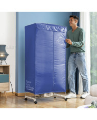 Portable Electric Dryer with 2 Levels Dupledry Blue InnovaGoods 1200 W